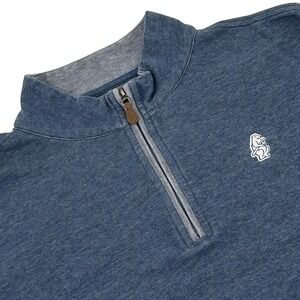 Chicago Cubs johnnie-O Sully Quarter Zip Pullover Womens Medium Helios Blue MLB